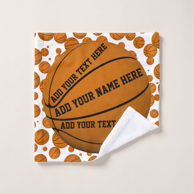 Basketballs Wash Cloth (Wash Cloth)