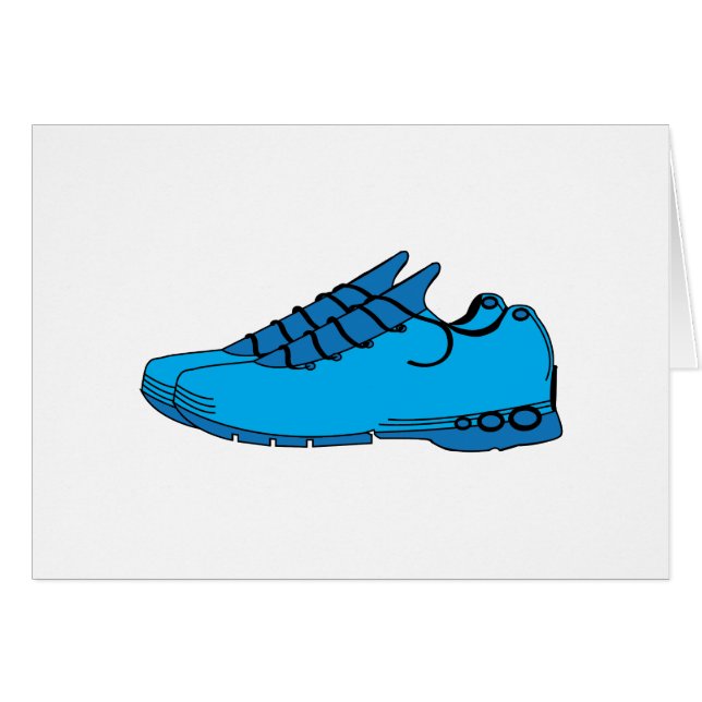 Baskets bleus (Devant horizontal)