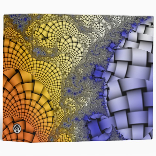Basketweave Fractal Binder (Front/Spine)