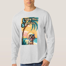 Basking in the Glow: Cool Dog in the Sun