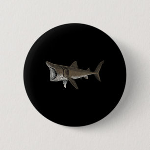 Basking Shark 2 Inch Round Button