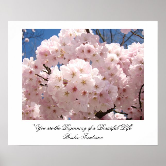 Baslee Troutman Fine Art Galleries Tree Blossoms Poster (Front)