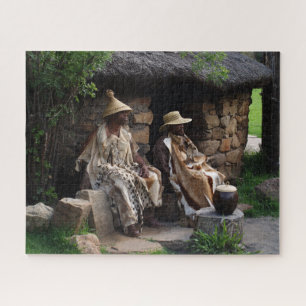 Basotho Chieftain Medicine man. Jigsaw Puzzle