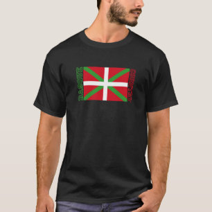 Basque Country and ikurriña, T-Shirt
