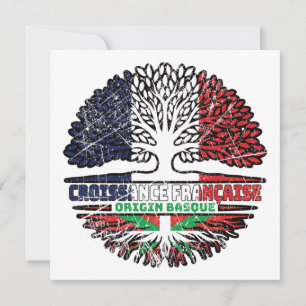 Basque Country Basque French France Tree Roots Card
