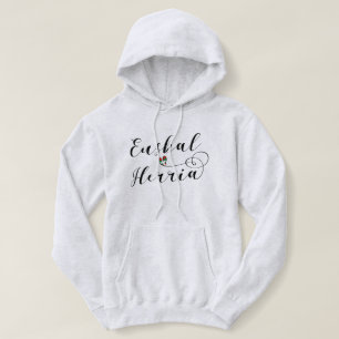 Basque Country Heart Hoodie Euskal Herria