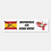 Basque Country Independence bumper sticker