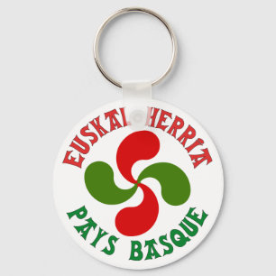 Basque Cross Keychain