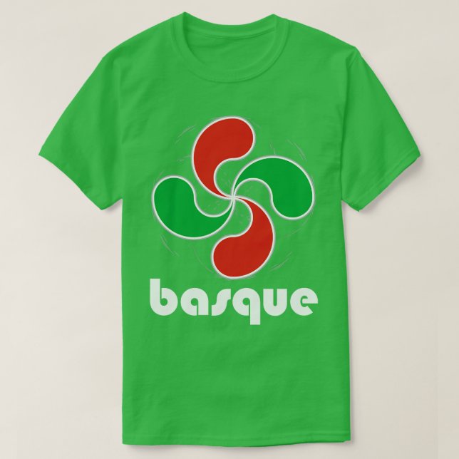 Basque design Basque Pride Lauburu Four Headsgraph T-Shirt (Design Front)