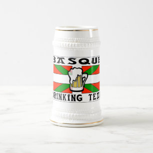 Basque Drinking Team Beer Stein