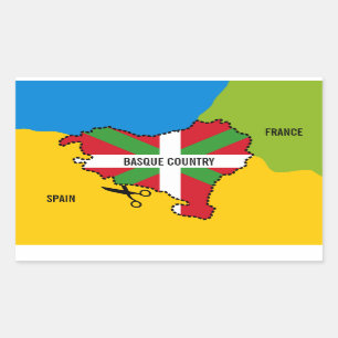 Basque flag Ikurriña, Basque Country independence, Sticker