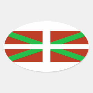 Basque Flag Ikurrina Sticker