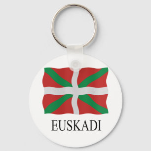 Basque flag keychain