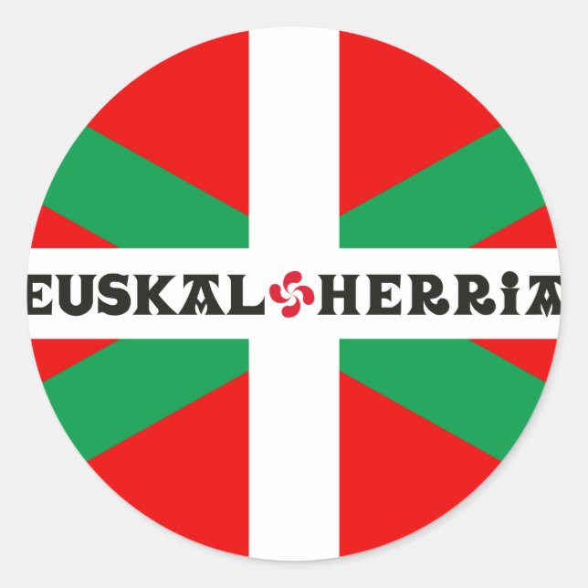 Basque Flag sticker "Ikkurina" (Front)