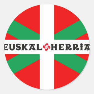 Basque Flag sticker "Ikkurina"