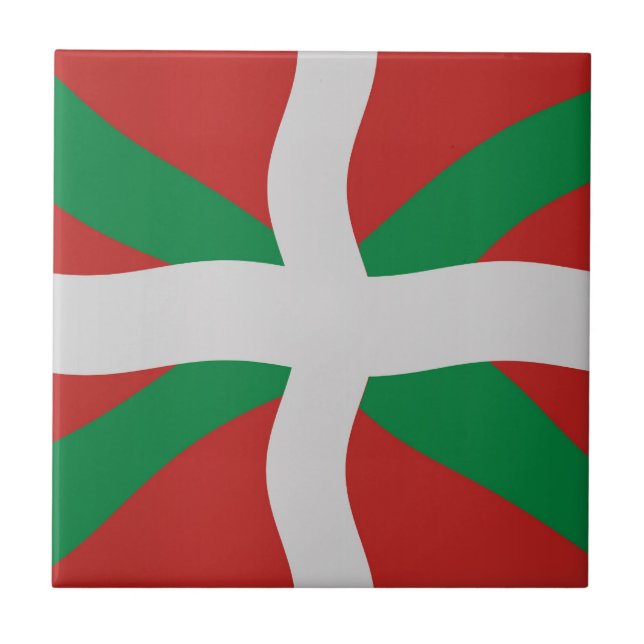 Basque flag tile (Front)