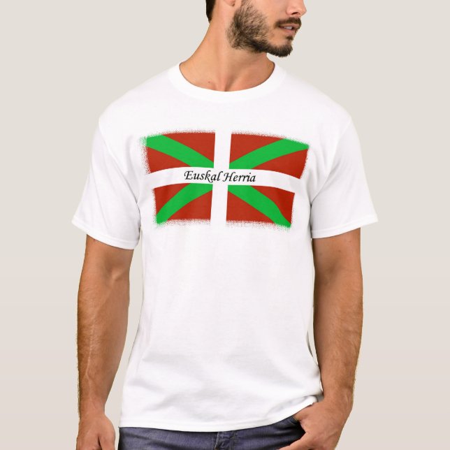 Basque Flag With Euskal Herria Shirt (Front)