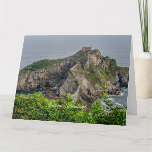 Basque Hermitage, San Juan de Gaztelugatxe Card