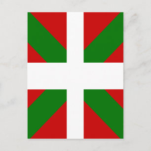 Basque High quality Flag Postcard