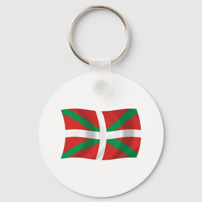 Basque People Flag Keychain (Front)