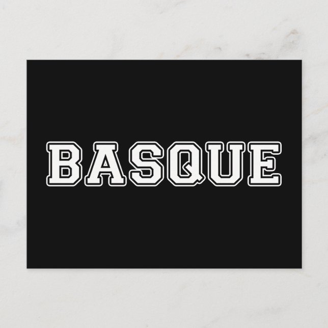 Basque Postcard (Front)