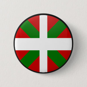 Basque quality Flag Circle 2 Inch Round Button