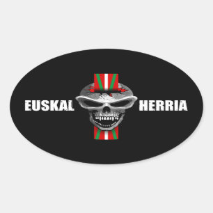 Basque Skull Sticker