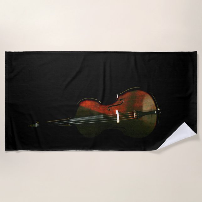Bass 3 btcna beach towel (Front)