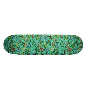 Bass and Trout Fish Skateboard