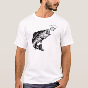 Bass attacking spinnerbait T-Shirt