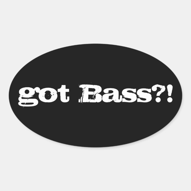 Bass ? Autocollant (Devant)