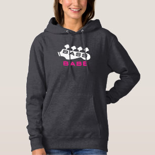 Bass Babe Gift For Bassiste Girl Hoodie