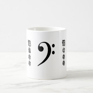 Bass Boss Bass Clef Mug