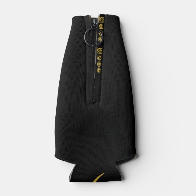 Bass Boss Bottle Cooler in Gold (Back)