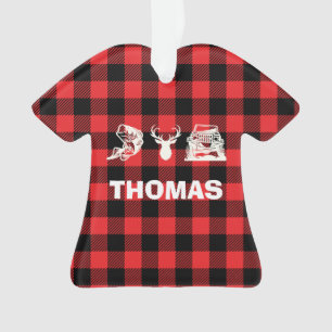 Bass Bucks personnalisées Camions Pêche Red Plaid