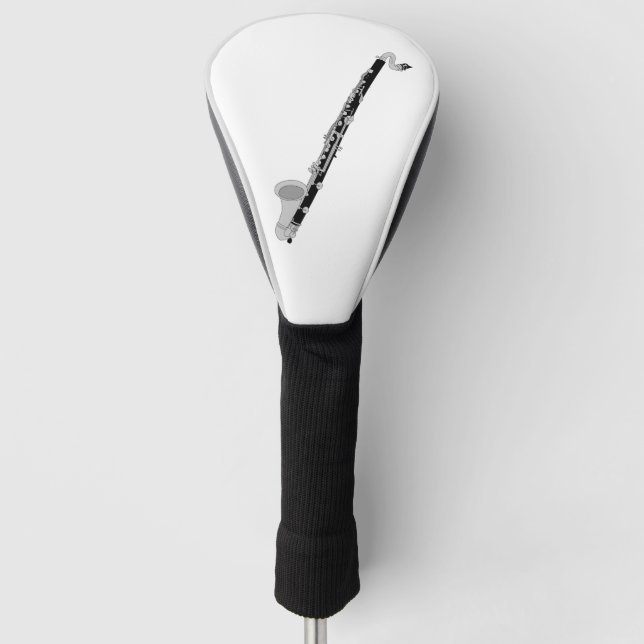 Bass Clarinet Golf Head Cover (Front)