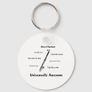 Bass Clarinet Keychain