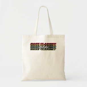Bass Clarinet Mom Player Retro Vintage Style 70s 8 Tote Bag