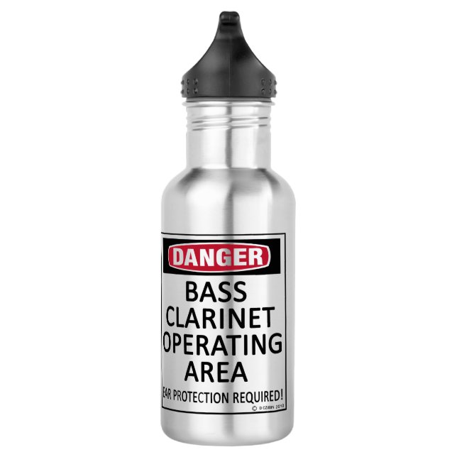 Bass Clarinet Operating Area 532 Ml Water Bottle (Right)