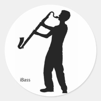 Bass Clarinet Shadow Sticker