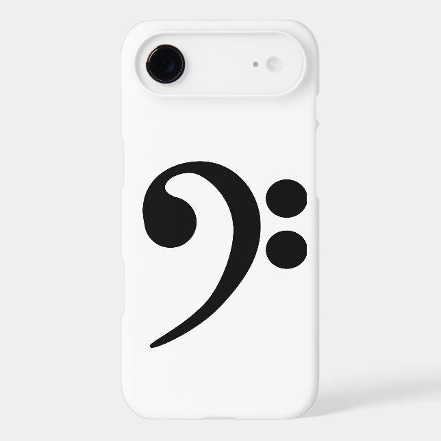 Bass Clef Case-Mate iPhone Case (Back)