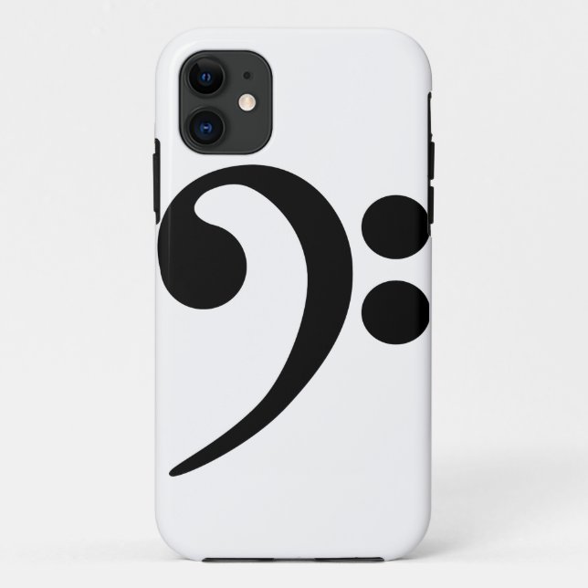 Bass Clef Case-Mate iPhone Case (Back)