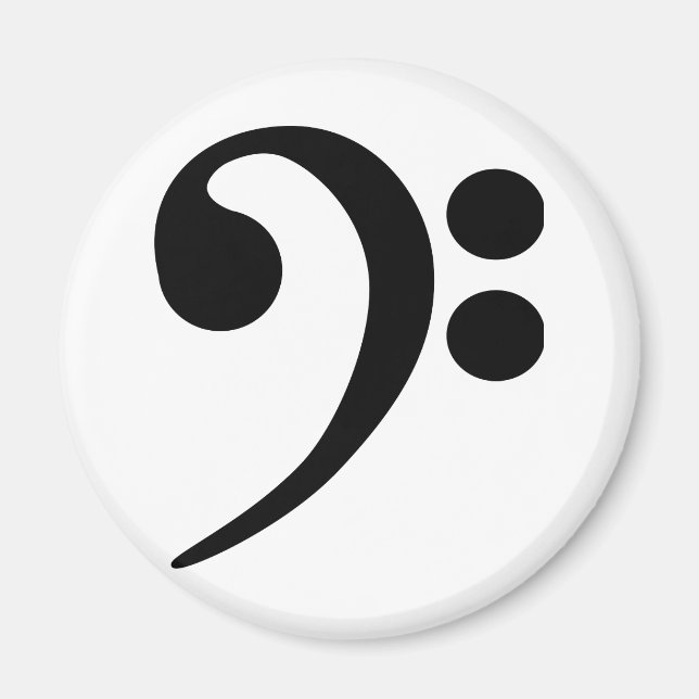 Bass Clef Magnet (Front)