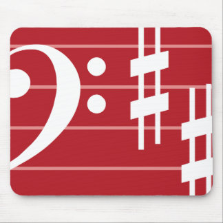Bass Clef Mouse Pad