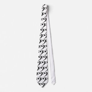 Bass Clefs Tie