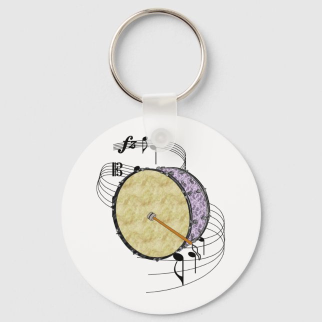 Bass Drum Keychain (Front)