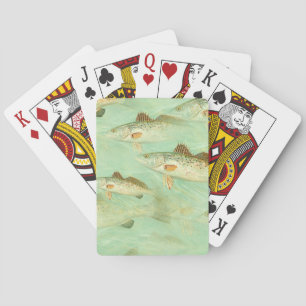 Bass Fish Pattern Playing Cards