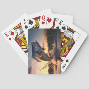 Bass Fish Playing Cards