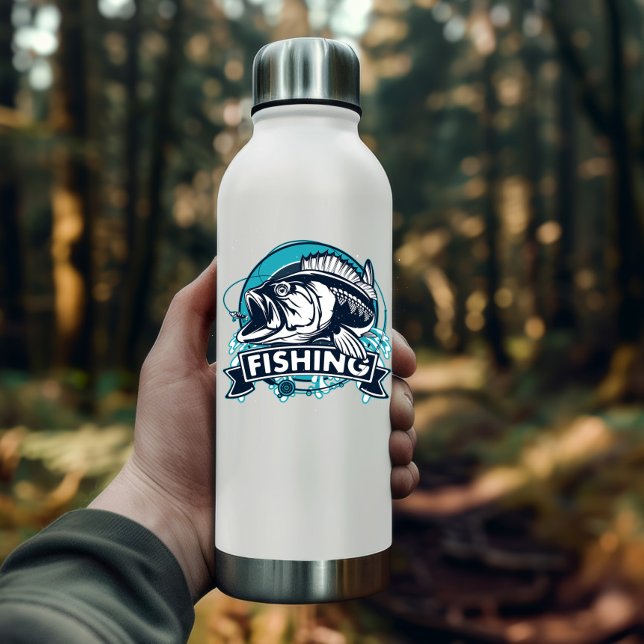 Bass Fishing Blue Sticker | Die-Cut Sticker (Bass Fishing Vinyl Sticker | Die-Cut Sticker)