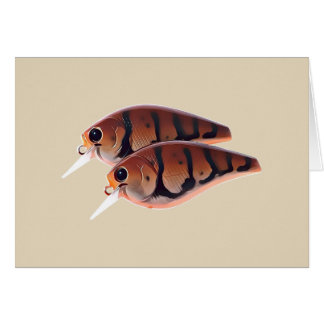 Bass Fishing Crankbait Card